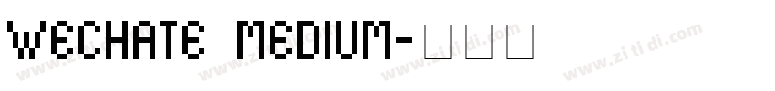 wechate medium字体转换